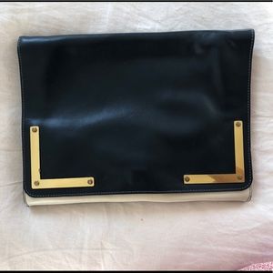 Leather clutch / crossbody bag by Sophie hulme